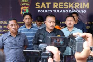 Tekab 308 Presisi Polres Tulang Bawang Tangkap Pelaku Pembunuhan Sadis Di Gedung Meneng