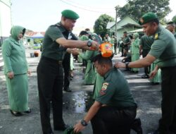 Dandim 0208 Asahan Pimpin kenaikan pangkat 61 Prajurit