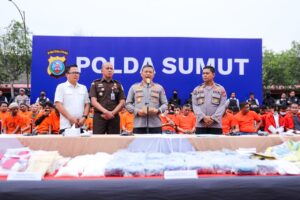 Kontribusi Sat Narkoba Polres Simalungun Dalam Press Release Polda Sumut Berantas Narkoba