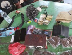 Menjelang Peringatan HUT TNI Ke-78 Satgas Yonif 122/TS Kembali Gagalkan Penyeludupan Narkoba Jenis Ganja 635 Gram