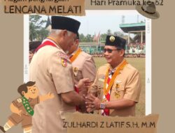 Anggota DPRD Padang Zulhardi Terima Penghargaan Lencana Melati dari Ketua Kwartir Nasional Gerakan Pramuka