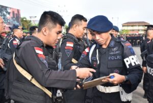 Brimob Kalbar Pastikan Kelangkapan Personel Untuk Kurangi Pelanggaran