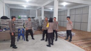 Satgas Preemtif Patroli Gudang Logistik Pemilu