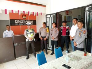 Berikan Pengamanan 24 Jam pastikan Kantor KPU, Bawaslu dan Gudang Logistik dalam keadaan aman