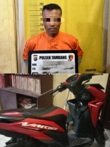 Polsek Tambang Tangkap Pelaku Curanmor Usai Melarikan Sepeda Motor Milik Pegawai Salon
