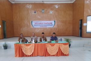 BNNK Bersama Camat Gunung Toar Sosialisasi Penanggulangan Serta Cegah Pekat dan Narkoba.