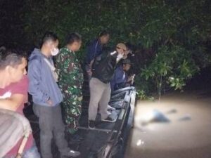 Diduga Korban Pembunuhan Mayat Wanita Ditemukan Mengapung di Sungai Indragiri.