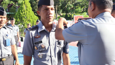 Lapas Kls llB Bitung Melaksanakan Kegiatan Pengukuhan Satuan Operasional Kepatuhan internal