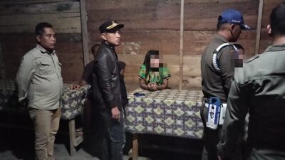 Penertiban Warung Remang Remang Oleh Satpol-PP Kuansing Area Simpang Sambung Diduga Formalitas.
