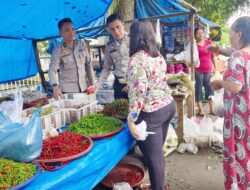 Jelang Bulan Puasa, Kapolsek Kotarih Himbau Harga Sembako Tetap Setabil.