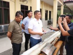 Diduga Tidak Kantongi Izin, Penambang Pasir Aliran Sungai Ular di Tangkap Satreskrim Polres Sergei.