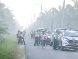 Polres Sergai Laksanakan Patroli Asmara Subuh Guna Menjaga Keteriban Berlalulintas.
