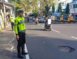 Sat Lantas Polresta Manado Terus Perkuat Kepatuhan dan Keamanan Lalu Lintas Melalui Kegiatan Turjawali