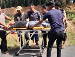 Akibat Kecelakaan Tunggal Seorang Pengemudi Sepeda Motor di Larikan Ke-RSUD Bangun Purba