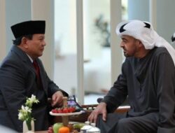 Menhan RI Prabowo Kunjungi Presiden MBZ di UEA, Bahas Kerja Sama Pertahanan dan Isu Internasional