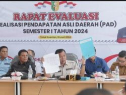 Capaian PAD Kuansing Dari Jumlah OPD Sampai Mei 2024 Masih Minim