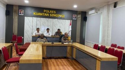 Polres Kuansing Vidcon Anev