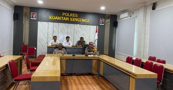 Polres Kuansing Vidcon Anev