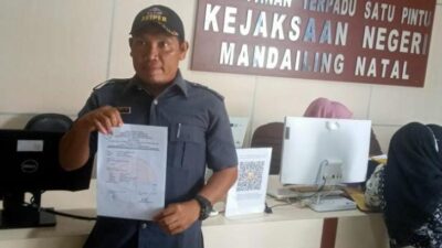Penyalahgunaan Dana BOS, Kepsek SMPN 4 Natal di Laporkan LSM KPK-RI