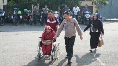 Polresta Sidoarjo Peduli Kesehatan Difabel