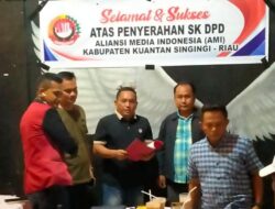 SK DPD AMI Kuansing Resmi Jatuh Ke-Tangan Sdr Andi Immawan