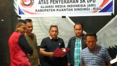 SK DPD AMI Kuansing Resmi Jatuh Ke-Tangan Sdr Andi Immawan