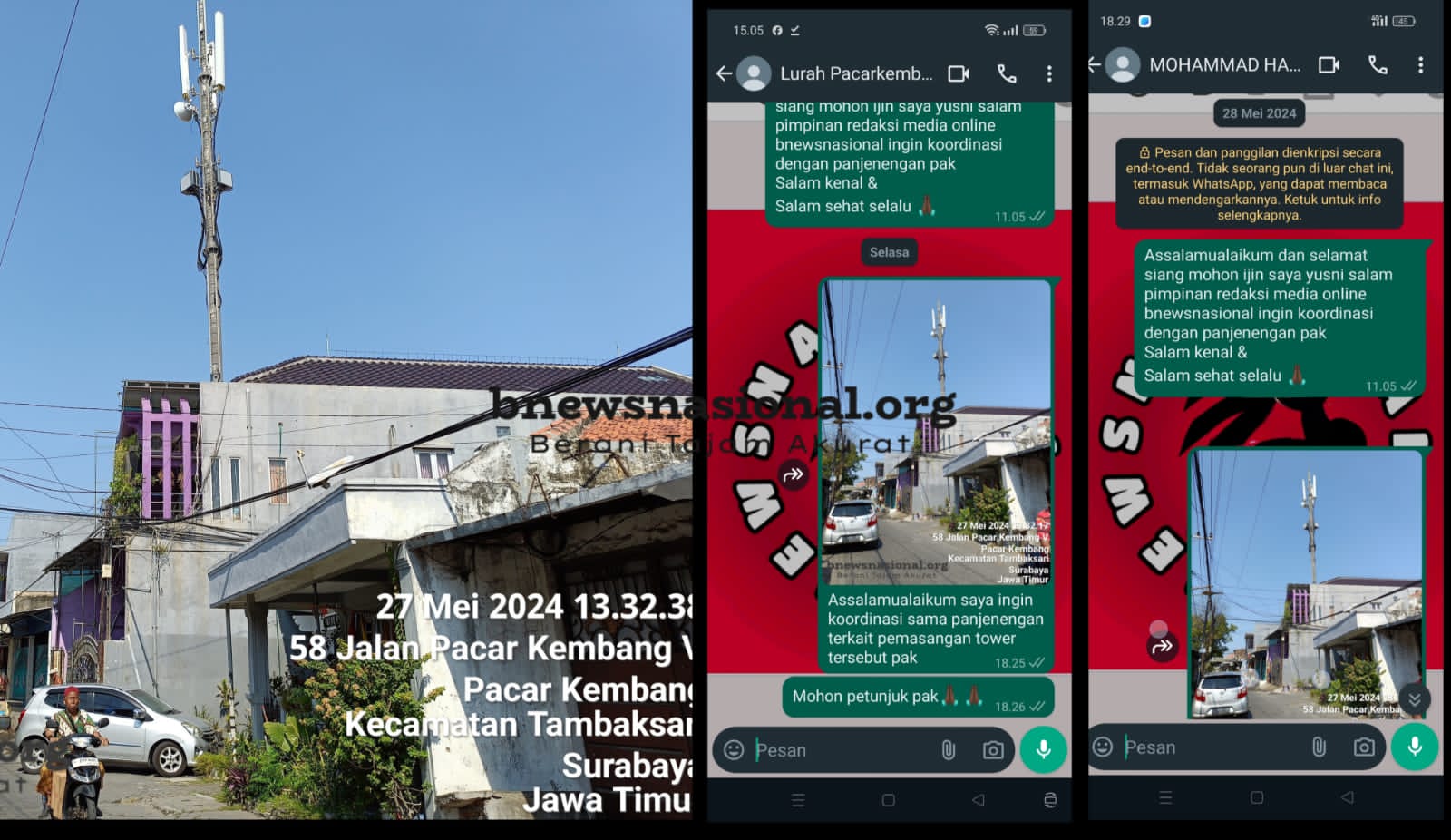Warga Pacar Kembang Tolak Pembangunan BTS Ilegal: Panggilan untuk Keadilan