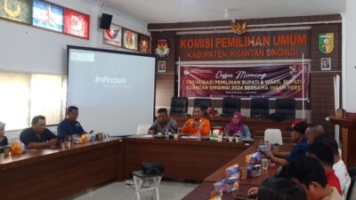 Munuju Pilkada dan Pilgub KPU Kuansing Ajak Wartawan Coffie Morning