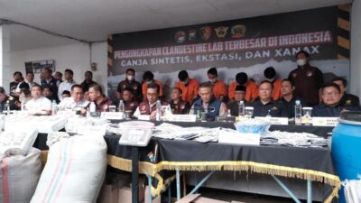 Lab Narkoba Terbesar Seindonesi dan Tercanggih Dibongkar Bea Cukai