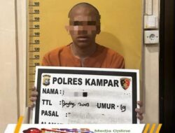 Begal Payudara Wanita ABG di Depan Malaya Mart Bangkinang Dibekuk Polisi
