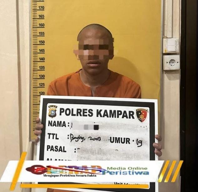 Begal Payudara Wanita ABG di Depan Malaya Mart Bangkinang Dibekuk Polisi