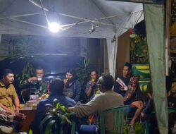 Ngopi Kamtibmas Sambil Ngopi Bahas Kamtibmas Di Poskamling RW 14 Kelurahan Kebon Melati