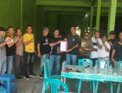 Holmes Pane ( Yasin ) Kaperwil Media Metro24 Kab. Inhu Terima Mandat Ketua PAC Grib Jaya.