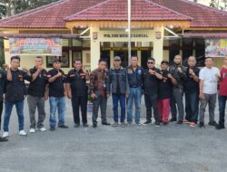 Ormas Grib Jaya Geruduk Polsek Batang Gansal, berikan dukungan moral terhadap Rakyat Kecil