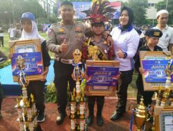 HUT Lalu Lintas Polri ke-69, Perwakilan Satlantas Metro Jakbar Raih Juara 2 Lomba Polisi Cilik dan Juara Harapan 3 Lomba PKS