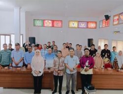 KPU Kuansing Adakan Rapat Kordinasi Sekalian Peragakan Alat Kampanye
