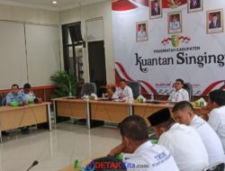 Pjs Bupati Sri Sadono Hari Pertama Ngantor, Silaturahmi Dengan Pejabat Kuansing