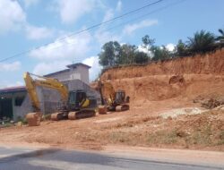 Galian C di Jalan Lintas Sentajo Teluk Kuantan Diduga Ilegal Mulai Meresahkan Warga