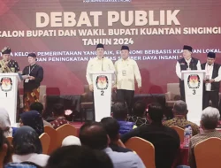 Debat Publik Paslon Bupati Kuansing Berlangsung Kondusif.