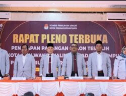 KPU Padang Sidempuan Menetapkan Letnan Levi Sebagai Walikota Terpilih Periode 2025-2030