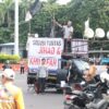 aksi bela Palestina di Kedubes Amerika Serikat