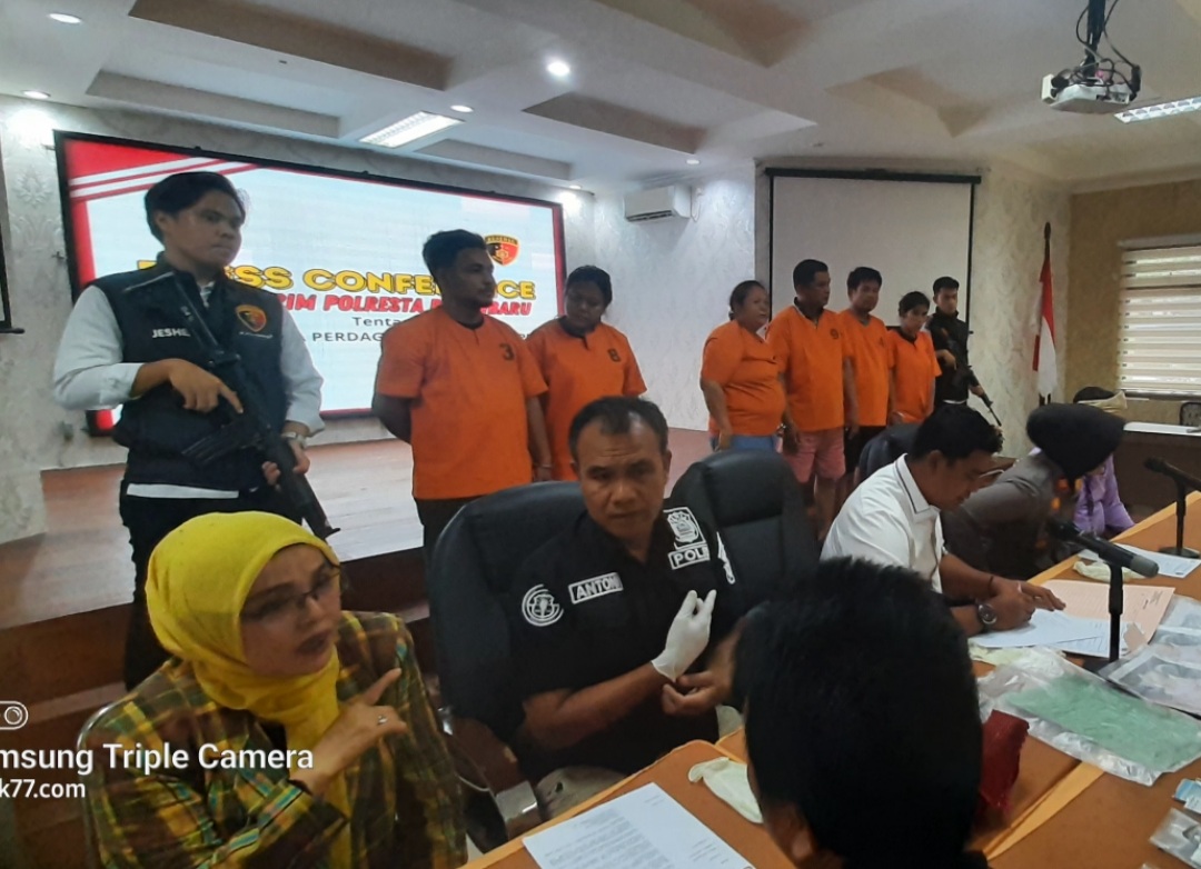 Tersangka Sindikat Perdagangan Bayi