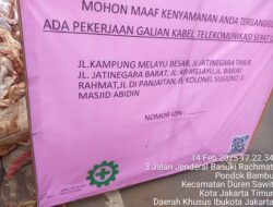 Diduga Oknum Pengurus Galian Kabel Optik Telekomunikasi Tidak Memiliki Perizinan Dan K3