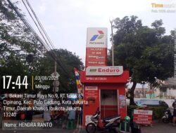 Diduga Lokasi Raya Bekasi Timur Jakarta Timur SPBU 34.139.01 Proyek Galian Tidak Ada Memiliki Perizinan Dan Meresahkan 