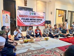 Demi Wujudkan Polri Untuk Masyarakat, Kapolres Metro Depok Kunjungin Kediaman Ketua BMMB Kota Depok