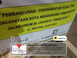 Lokasi Sepanjang Jalan Kolonel Sugiono Jakarta Timur Diduga Proyek Bangunan Pondasi Tiang Lampu Penerangan Umum Tidak Ada Memiliki Persyaratan Perizinan Dan Aktifitas Tidak Ada Kelengkapan K3 