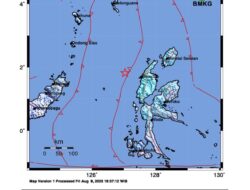 GEMPABUMI TEKTONIK M5,4 DI HALMAHERA BARAT, MALUKU UTARA, TIDAK BERPOTENSI TSUNAMI