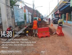 Lokasi Masjid Jami Al Makmur Klender Jakarta Timur Diduga Perusahaan Kontraktor Leotunggal Mandiri Dan Kontraktor PT.Ardia Mandiri Tidak Ada Memiliki Persyaratan Kelengkapan K3 Lokasi Proyek Pembangunan Saluran Air Dan Meresahkan