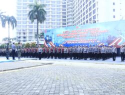 Kakorlantas Pimpin Apel Gelar Pasukan Operasi Merdeka Jaya Jelang Peringatan HUT ke-80 RI
