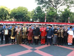 Kemendagri dan BNPP Gelar Upacara Peringatan HUT Ke-80 RI